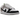 Nike SB Dunk Low Chlorophyll sneakers i sidoprofil, med vit ovandel, grå mockapaneler och en tydlig grön Swoosh-logotyp