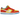 Nike SB Dunk Low Pro Bart Simpson sneakers i vinklad profil med gul läderöverdel, blå detaljer, vit mellansula och röd swoosh-logotyp