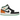 Air Jordan 1 Mid SE White Laser Orange Lucky Green sneakers i profil med vit bas, gröna detaljer, orange swoosh och ikonisk gummisula