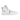Nike Blazer Mid sacai White Grey sneakers sidoprofil med dubbla överlappande Swoosh-logotyper, vita skosnören och karakteristisk suldesign