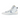 Nike Blazer Mid sacai White Grey sneakers sedda från sidan med lager-på-lager-design, vita läderdetaljer, grå mockapaneler och dubbla swoosh-logotyper.
