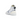 Nike Blazer Mid sacai White Grey sneakers sedda från sidan med lager-på-lager-design, dubbel plös och grå mockadetaljer på vit gummisula