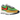 Nike LD Waffle sacai Green Gusto sneakers i profil med dubbla Swoosh-logotyper, överlappande lager i grön och gul mesh samt tjocka skosnören