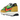 Nike LD Waffle sacai Green Gusto sneakers i sidoprofil med lager på lager grön mesh, gult swoosh, dubbla skosnören och utmärkande staplad sula