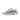 Nike P-6000 White Gold Red sneakers i profil med vit mesh-ovandel, guldfärgade detaljer, röd swoosh och en chunky vit mellansula.