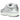 Nike P-6000 White Blue Tint Sail Metallic Silver sneakers i sidoprofil med vit mesh-överdel, metalliska silverränder och ljusblå swoosh