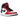 Air Jordan 1 Retro High Satin Snake Chicago sneakers i sidoprofil med rött satinmaterial på häl och tåhätta samt svart ormskinnsstruktur.