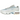 Nike Air Max Plus Psychic Blue White GS sneakers i vinklad profil med blå meshovandel, ikoniska våglinjer och vit mellansula med synlig Air