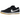 Nike SB Dunk Low Pro Black Gum sneakers i vinklad profil med svart ovandel i mocka, klassisk gummisula och vita skosnören