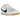 Nike SB Dunk Low Pro White Gum sneakers i sidoprofil med vit ovandel, matchande swoosh-logo och en hållbar yttersula i klassiskt tuggummi.