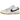 Nike SB Dunk Low Pro White Gum sneakers i sidoprofil med vit läderovandel, matchande vita skosnören och en klassisk brun gummisula