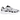 Nike P-6000 Pure Platinum sneakers sedda från sidan med vit nätdesign, silverfärgade läderöverdrag och en detaljerad gummisula