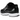 Nike P-6000 Black White Metallic Silver sneakers i en vinklad profilvy med svarta läderöverlägg, vita meshdetaljer och silverfärgad Swoosh.