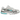 Nike P-6000 Dusty Cactus sneakers i sidoprofil med vit mesh, silverfärgade detaljer och den karakteristiska gröna swoosh-logotypen på sidan