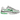 Nike P-6000 Spring Green sneakers i en vinklad vy med vit mesh, silvriga överlägg och distinkta gröna detaljer på yttersulan.