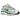 Nike P-6000 Spring Green sneakers sedda från sidan med vit mesh-ovandel, grå läderdetaljer och en distinkt grön Nike Swoosh på sidan.