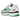 Nike P-6000 Spring Green sneakers i en vinklad profil med vit mesh-överdel, gröna läderdetaljer och en stötdämpande vit sula.