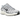 Nike P-6000 White Metallic Silver Flat Silver Black sneakers i sidoprofil med vita meshdetaljer, silverfärgade överlägg och svart swoosh.