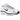 Nike P-6000 White Metallic Silver Black sneakers i sidoprofil med vit mesh, silvriga överlägg och en svart Nike Swoosh-detalj