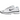 Nike P-6000 White Metallic Silver Black sneakers i sidoprofil med vit meshovandel, silvriga läderdetaljer och svart swoosh-logotyp på sidan.