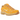 Nike P-6000 University Gold sneakers i sidoprofil med gyllene överlägg, vit meshovandel och tydlig Swoosh-logotyp