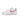 Nike Air Force 1 Low Shadow White Magic Flamingo sneakers i sidoprofil med vit ovandel, rosa detaljer och tjock gummisula