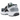 Nike Zoom Vomero 5 SE SP Dark Grey Black White sneakers i sidoprofil med grå mesh-ovandel, svarta detaljer och synlig hälkappa i plast
