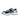 Nike Zoom Vomero 5 White Racer Blue Black sneakers i sidoprofil med vit mesh, blå detaljer, svart swoosh och mönstrad sula