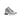 Nike Air Zoom Spiridon Cage 2 Metallic Silver sneakers i en vinklad profil med den ikoniska metalliska ovandelen och synlig Zoom Air-enhet i hälen