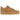 Nike Air Force 1 Low Flax Wheat sneakers i en sidoprofil som visar den helt bruna ovandelen i mocka och den matchande gummisulan