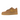 Nike Air Force 1 Low Flax Wheat sneakers i en snygg vinklad vy med monokrom vetefärgad nubuck-ovandel och matchande gummisula