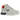 Nike Air Kukini Spiridon Cage 2 Stussy White sneakers i vinklad profil med vit mesh-överdel, beige detaljer och den utmärkande sulkonstruktionen