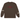 Travis Scott Reverse Jack Long-Sleeve Tee Brown sneakers frontvy av brun långärmad tröja med grafik på bröstet och vita detaljer vid ärmarna