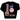 Travis Scott Road to Utopia Las Vegas Crewneck Black sneakers frontvy visar grafiskt tryck med stjärndetaljer och broderade logotyper på svart bomull
