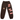 Travis Scott Road to Utopia Las Vegas Jackpot Sweatpants Brown sneakers frontvy med logodetaljer och justerbar midja i brunt
