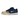 Nike SB Dunk Low Supreme Jewel Swoosh Gold sneakers i vinklad profil med ovandel i guldläder, distinkt juvel-swoosh och klassisk vit mellansula