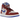 Air Jordan 1 High Zoom Air CMFT Team Red sneakers i sidoprofil med röd ovandel, vita detaljer, svart swoosh och vit mellansula med detaljer.