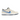 Nike SB Dunk Low Truck It sneakers i sidoprofil med beige mocka, blått swoosh samt svarta, vita och röda detaljer på en yttersula i gummi.