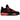 Air Jordan 4 Retro Red Thunder sneakers i en stilren sidoprofil med svart ovandel i nubuck, röda detaljer och den ikoniska vita sulan