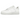 Nike Air Force 1 Low Supreme White sneakers i sidoprofil med vit läderovandel, matchande vit sula och den lilla röda Supreme-logotypen vid hälen.
