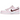 Nike Dunk Low Pink Foam Red White sneakers i sidoprofil med rosa läderpaneler, röd swoosh-detalj och klassisk vit mellansula