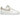 Nike Air Force 1 Low 07 Essential White Beige sneakers i sidoprofil med vit läderovandel, beige Swoosh-logotyp och klassisk Air-sula i gummi
