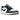 Air Jordan 1 Low OG Obsidian UNC sneakers i sidoprofil med mörkblått läder, ljusblå detaljer samt en klassisk vit mellansula och matchande yttersula.