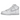 Nike Dunk High SP Pure Platinum sneakers sedd från sidan med vit läderbas, grå detaljer och klassisk Nike swoosh samt gummisula