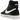 Nike Blazer Mid 77 Black White sneakers i vinklad profil med svart ovandel i mocka, vit swoosh i läder och klassisk gummisula