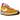 NikeCraft General Purpose Shoe Tom Sachs Archive Dark Sulfur sneakers i vinklad profil med gul textilöverdel, vita skosnören och gummisula