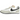 Nike Waffle Trainer 2 White Black sneakers i sidoprofil med vit ovandel, svart Swoosh-logotyp, vita skosnören och en klassisk brun våffelsula.