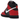 Nike Dunk High Deadpool sneakers i sidoprofil med röda läderdetaljer, svart bas och röd sula som skapar en ikonisk look.