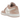Air Jordan 1 Low Particle Beige sneakers i profil med ovandel i beige läder, vita detaljer och en ikonisk svart swoosh på sidan