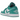 Air Jordan 1 Low Emerald sneakers i sidoprofil med vitt läder, gröna detaljer, klassisk snörning och vit gummisula.